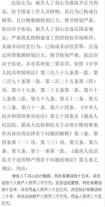 丁書苗有償運作幫23家企業(yè)中標(biāo) 從中獲利30余億
